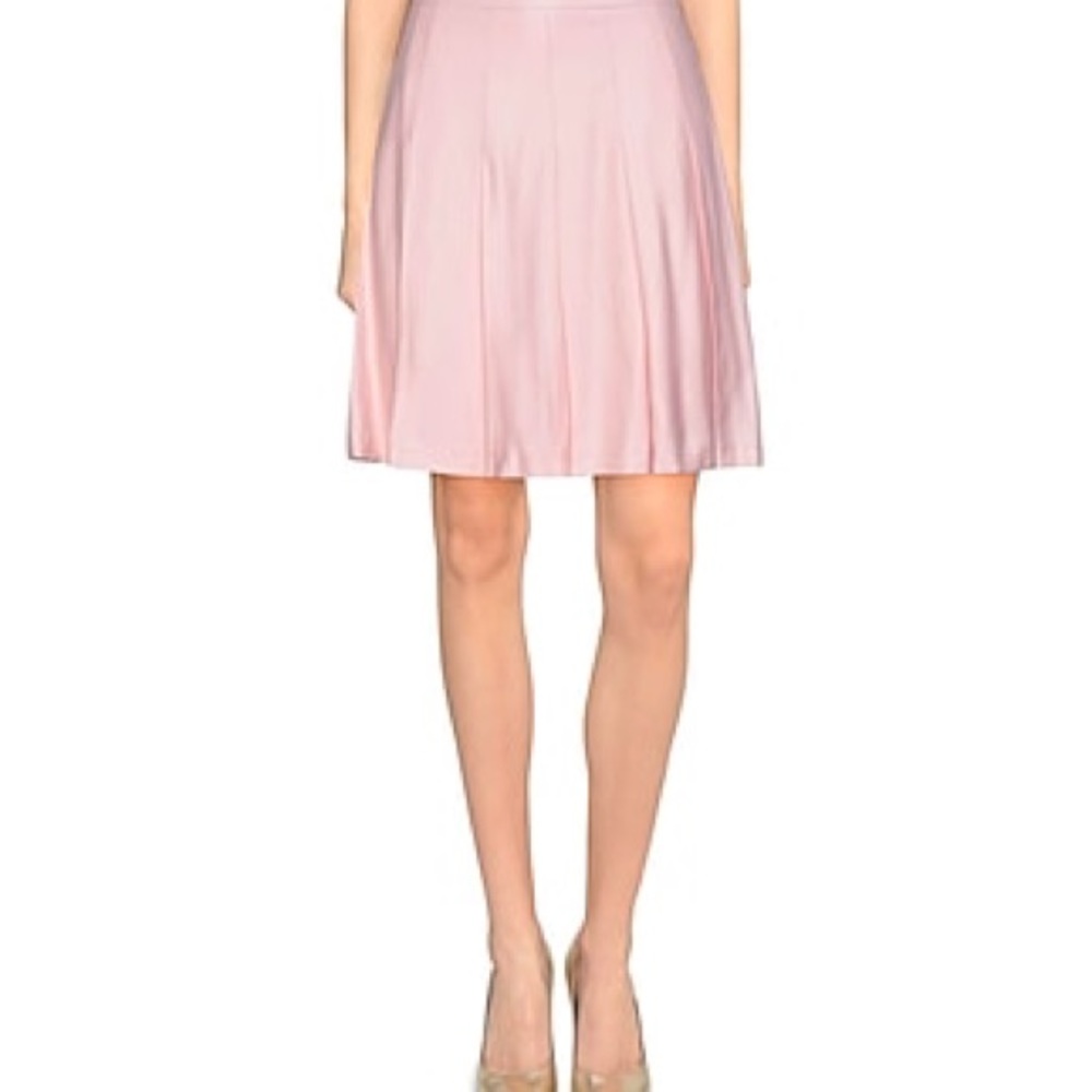BARNEYS NEW YORK a line pleated skirt